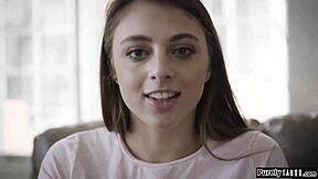 Stepsis Manhandled Roughly by Twisted Stepbro in Submissive Domination Scene