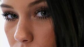 teen stretching and fingering her tight pussy