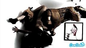 lesbian latina step sister gets fucked by teen loving trex on her dorm