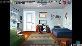 Hot brunette teen 18+ blows cock in Summertime Saga 36