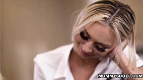 stepdaughters lexi lore and chloe temple exploring lesbian sex with stepmoms serene siren and spencer scott