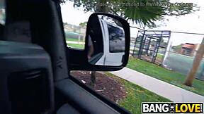 cheating girlfriend kimmy kimm swallows cum after blowjob.