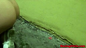 Sorority Babe Endures Humiliating Pussy Licking During Outdoor Hazing Ritual