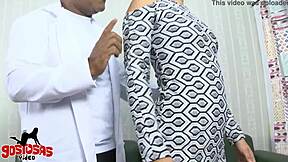 Petite blonde teen deepthroats big black cock in doggystyle