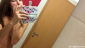 young teen introduces herself in casual video