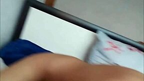 Watch this brunette babe suck and swallow cum?