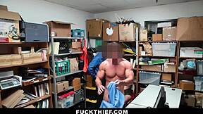 shoplifter teen 18+ gets banged by two officers at once