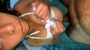 Russian handjob in jacuzzi with boyfriend Luu Sell