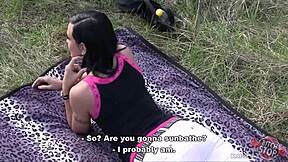 You stop, skinny tattooed bitch getting fucked?