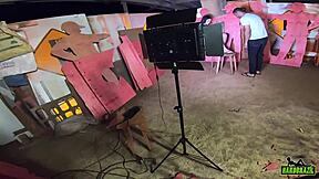 Gabriela Ramos与Bettohfitness木工房后台激战Binho Ted&Sandro Lima