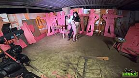 por trás das câmeras de gabriela ramos gravando com bettohfitness na marcenaria, binho ted e sandro lima