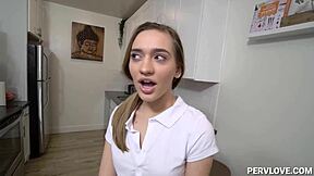 Brother Convinces Sister for NASTY BLOWJOB - Sera Ryder