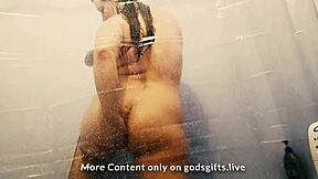 Caught my STEPSISTER MASTURBATING in the shower