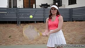 tennis babe gets doggystyled by her instructor in full movie