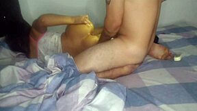 Father-in-law records stepdaughter's first anal secretly, divine big ass