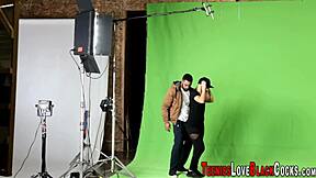 Blonde Teen Tugs And Rides Big Black Cock