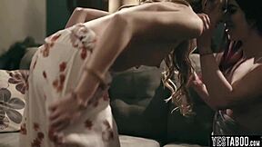 Angela White dives into a nasty lesbian threesome