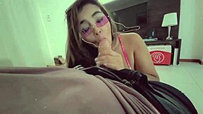 Blonde Young Girl's Blowjob Compilation And Final Doggy Fuck