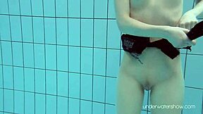 Roxalana Chech Scuba Diving In Pool