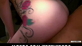 three wild sluts invade men's bathroom for steamy group doggystyle action with blondes and brunettes