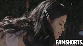 Maya Farrell passionately helps Jay Romero