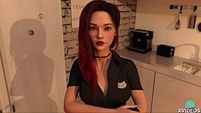 Horny college teen meets redhead Petra for POV roleplay sex.