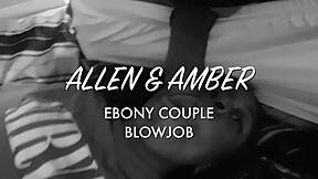 Ebony Couple Blows Monster Cock In Pov Cumshot