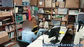 I caught the naughty teen giving blowjob and handjob, then facialized her