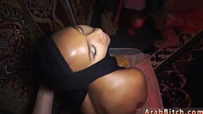 Petite Arab Teen Blows Army Officer