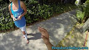 Amateur Teen Outdoor High-Definition Cumshot Scene