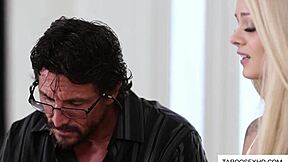 Naughty Stepdaughter Shocks With Blowjob And Sex