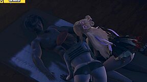 The masseuse fucks the curly pussy roughly.