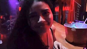 Beautiful latina gets fucked by stranger after boyfriend ditches her, cum in mouth and on tits