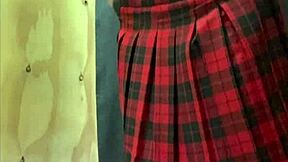 Unknown girl recorded in clothing store with butt plug