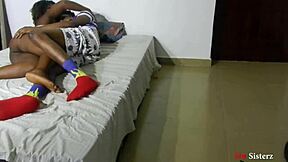 Home alone, my best friend's boyfriend fucks me doggystyle