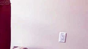 i watched this young latina tastin that huge black cock, her small tits bouncin