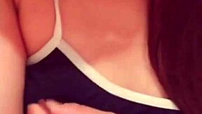 Nympho Japanese Girl Squirts During Shaved Pussy Masturbation Seduction