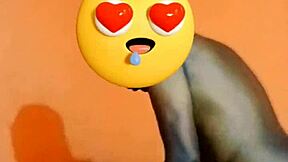 sweet little ebony teen explores alone