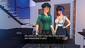 Stuck with goddesses cap 10 - my best friend serena and her sister emma.