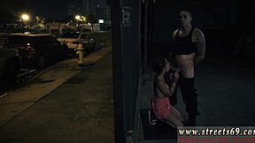 Hey guys, wanna see blonde bound in public park?