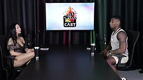 Will Mastro watches two women in sheer red lingerie ignite raw desire in a steamy encounter.