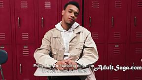 Yo, teen gets wild reverse gangbang by curvy milfs