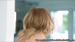 Can teen handle huge black cock?