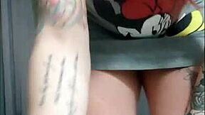 look at her twerking in that short dress