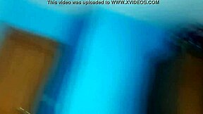 Slow-motion blowjob leads to cum on tits in red bondage session