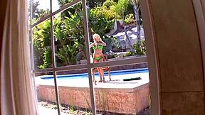 haley cummings big tits 19 yo blonde sucks big cock pov and gets cum facial oops