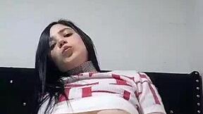 Hehe! Boyfriend Left Me Alone, So I Video Call My Lover For Gaping Ass Fun!