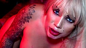 tiffany deepthroats chucky's cock in halloween cosplay, gets anal creampie 😈