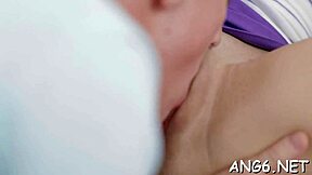 Hot bimbo Adell craves intense rear pounding with wild passion