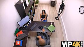 vip4k hungarian woman gets rammed by horny lender in office for a discount during casting interview